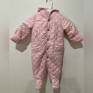 Ralph Lauren Baby Girls’ Pink Snowsuit 9M